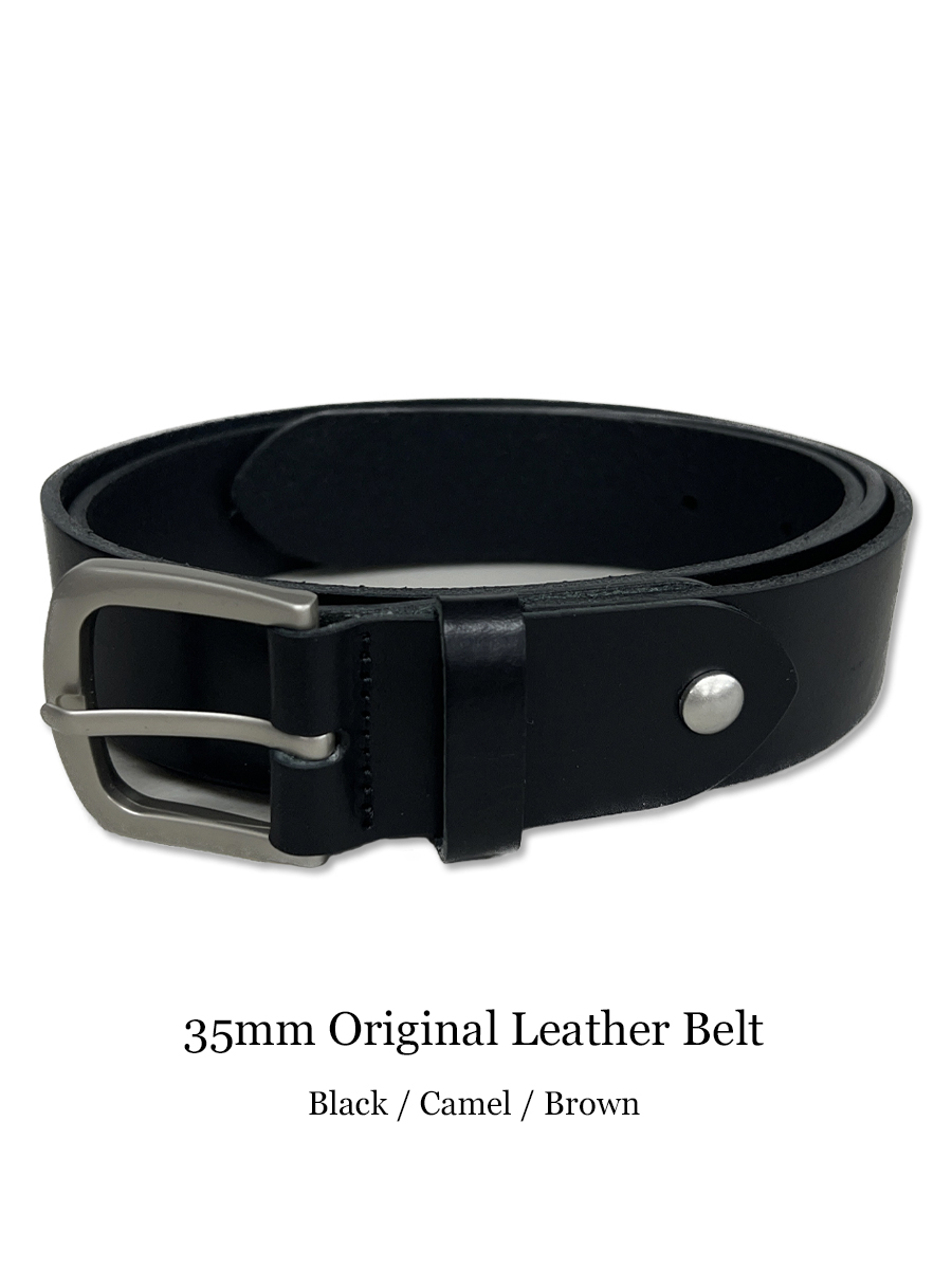 35mm Original Leather Belt (3color)